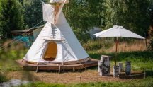 Indiánské stany tee-pee