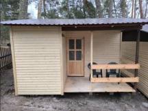 Plážový resort Laguna 4L chatky, soc.zařízení, lednice