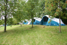 Camp Javořice - turistatek Terasa u lesa je velmi oblíbená.