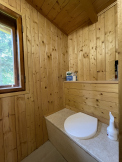 Camp Javořice - turistatek Chata pod Javořicí - kompostovací WC.