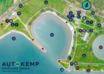 Autokemp Jezero Mapa autokempu