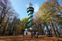 Rekreační středisko Štramberk 2km Rozhledna Bílá hora