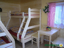 Chaty A - s novým dřevěným nábytkem