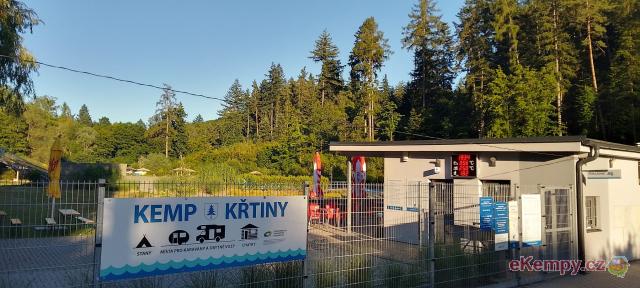 Koupaliště a kemp Křtiny vstup