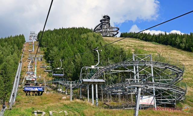 Autokemp Dolní Morava - Sportovní areál lanovka Dolní Morava