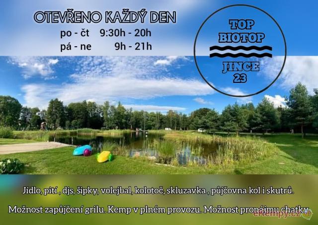 TopBiotop koupaliště a kemp 