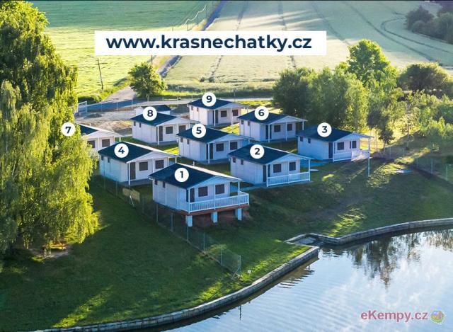 KRÁSKÉ CHATKY, Nový Malín KRÁSKÉ CHATKY areál krásné chatky